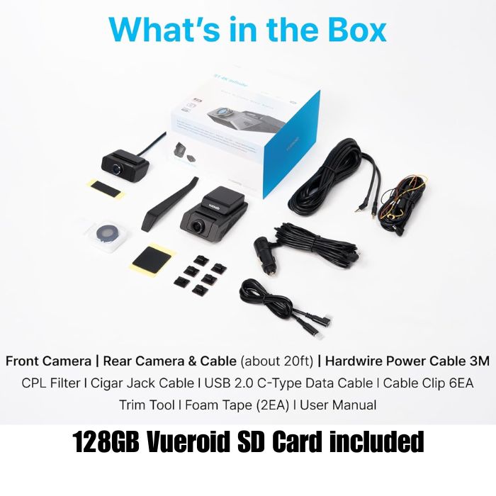 Vueroid S1 4K Front + Rear