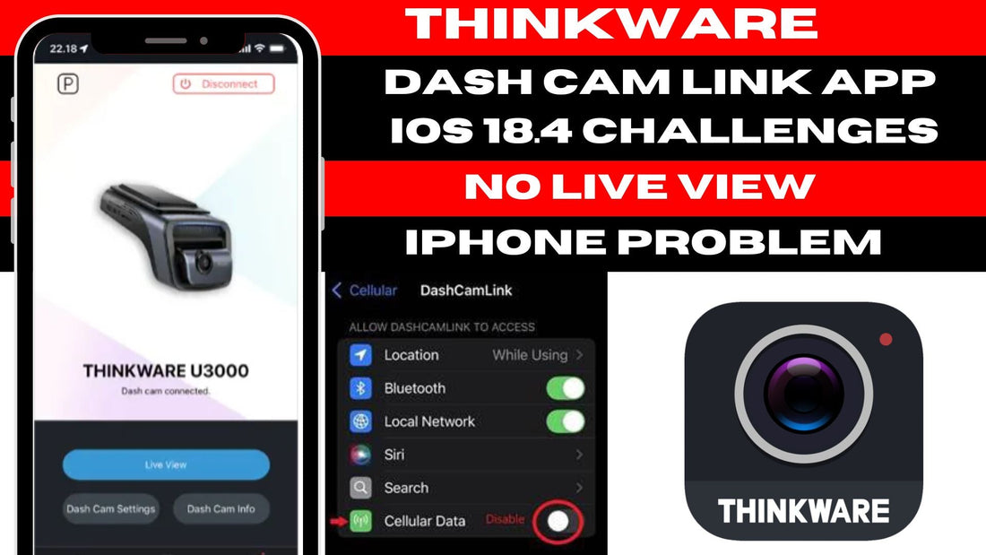 Thinkware Dash Cam App Has Black Screen Apple iOS 18.4 Problem: How to Fix It
