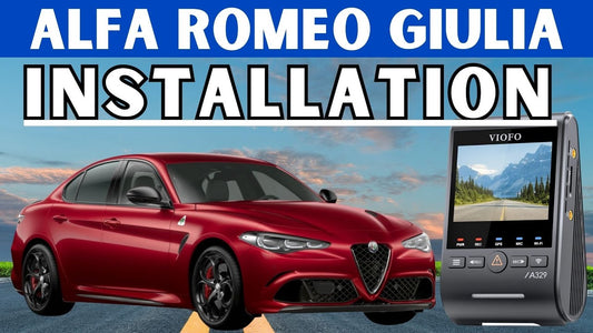video thumbnail for 'Alfa Romeo Giulia Quadrifoglio Dash Cam Installation'