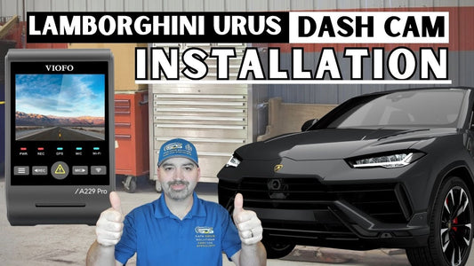 Lamborghini Urus dashcam professional installation