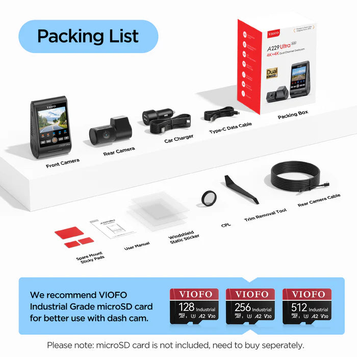 Viofo A229 Ultra 2 Channel