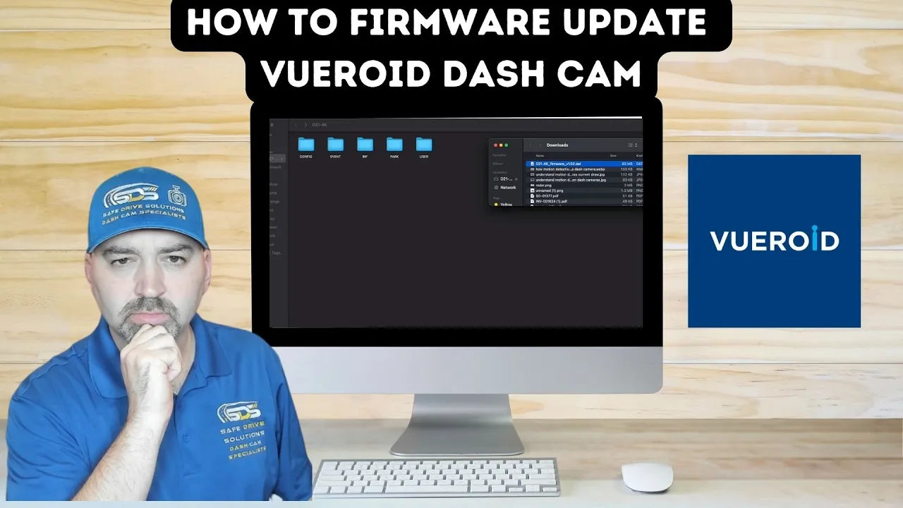Load video: How To Firmware Update Vueroid Dash Cam on Desktop