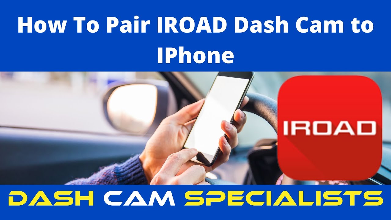 Load video: How To Pair IROAD Dash Cam To IPhone