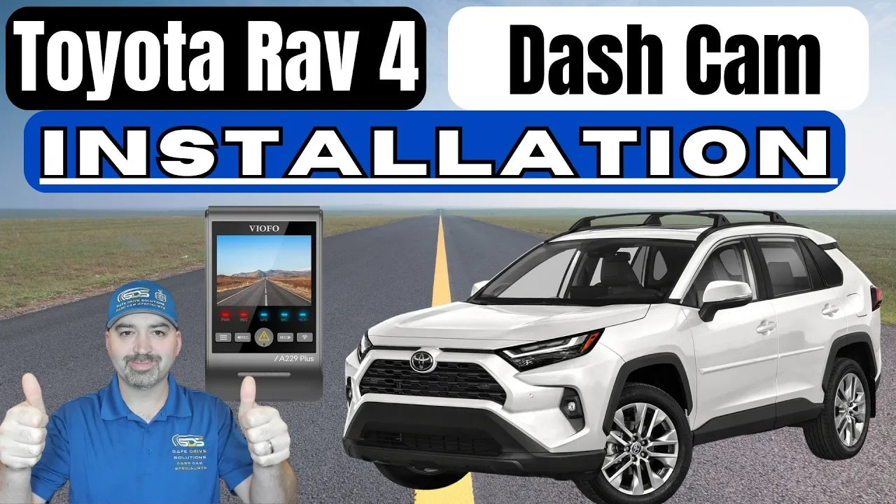 Load video: Toyota RAV4 (2019-2024): Installation Of Dashcam With Hiding The Wire