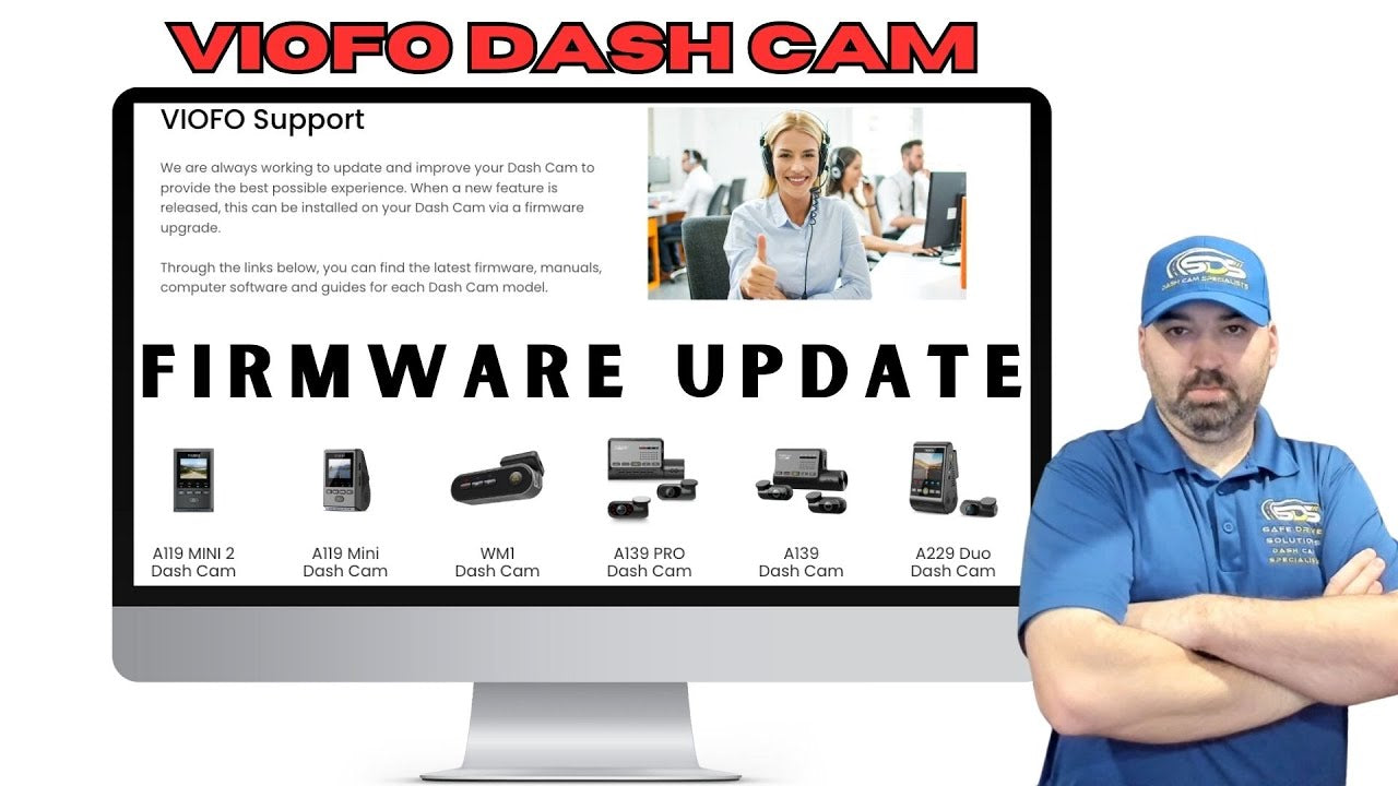 Load video: Viofo Dash Cam Firmware Update