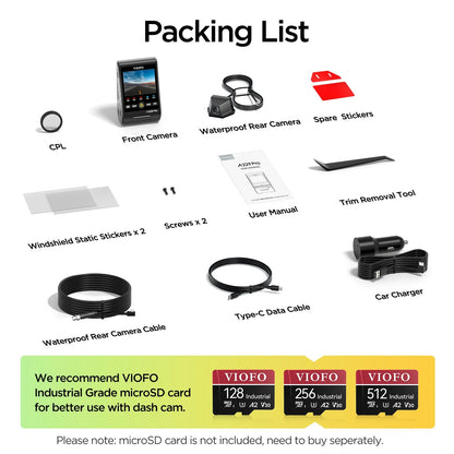 Viofo A229 Pro Exterior Camera Bundle