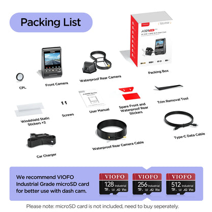 Viofo A329S Exterior Camera Bundle
