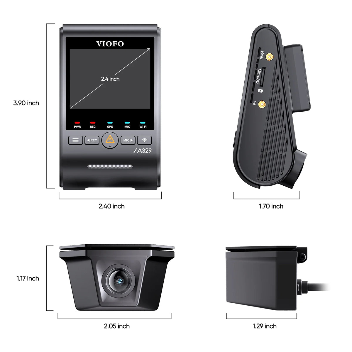 Viofo A329S Exterior Camera Bundle