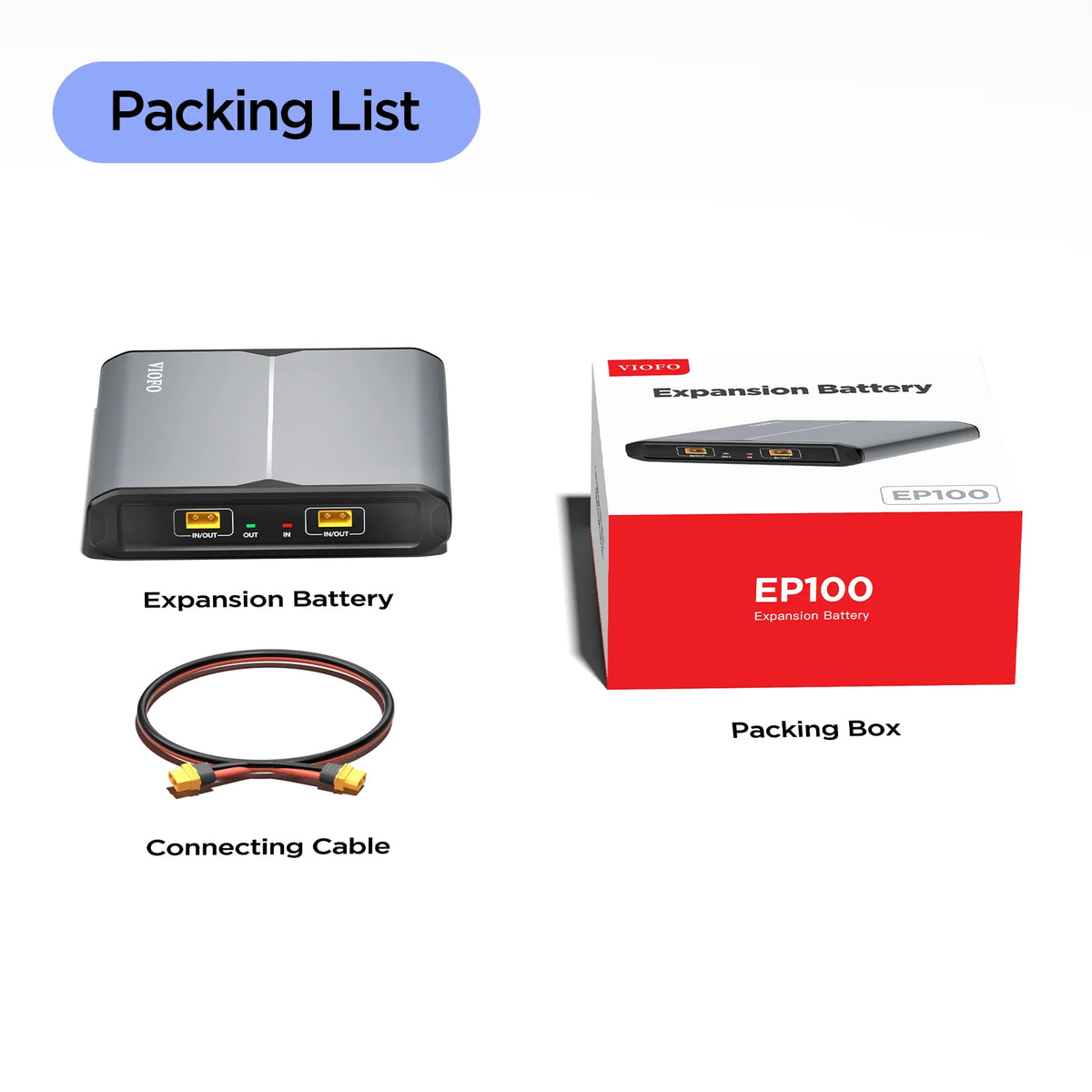 VIOFO EP100 Expansion Battery Pack