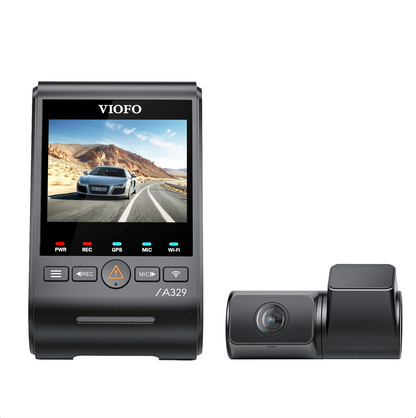 VIOFO A329 2CH First 4K 60FPS Front and 2K Rear3