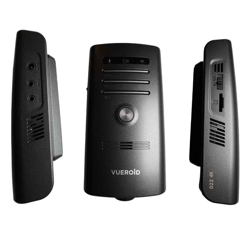 Vueroid D22 4K 2 Channel Dash Cam