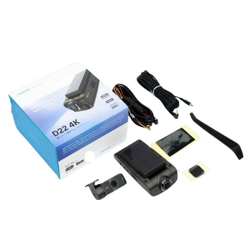 Vueroid D22 4K 2 Channel Dash Cam