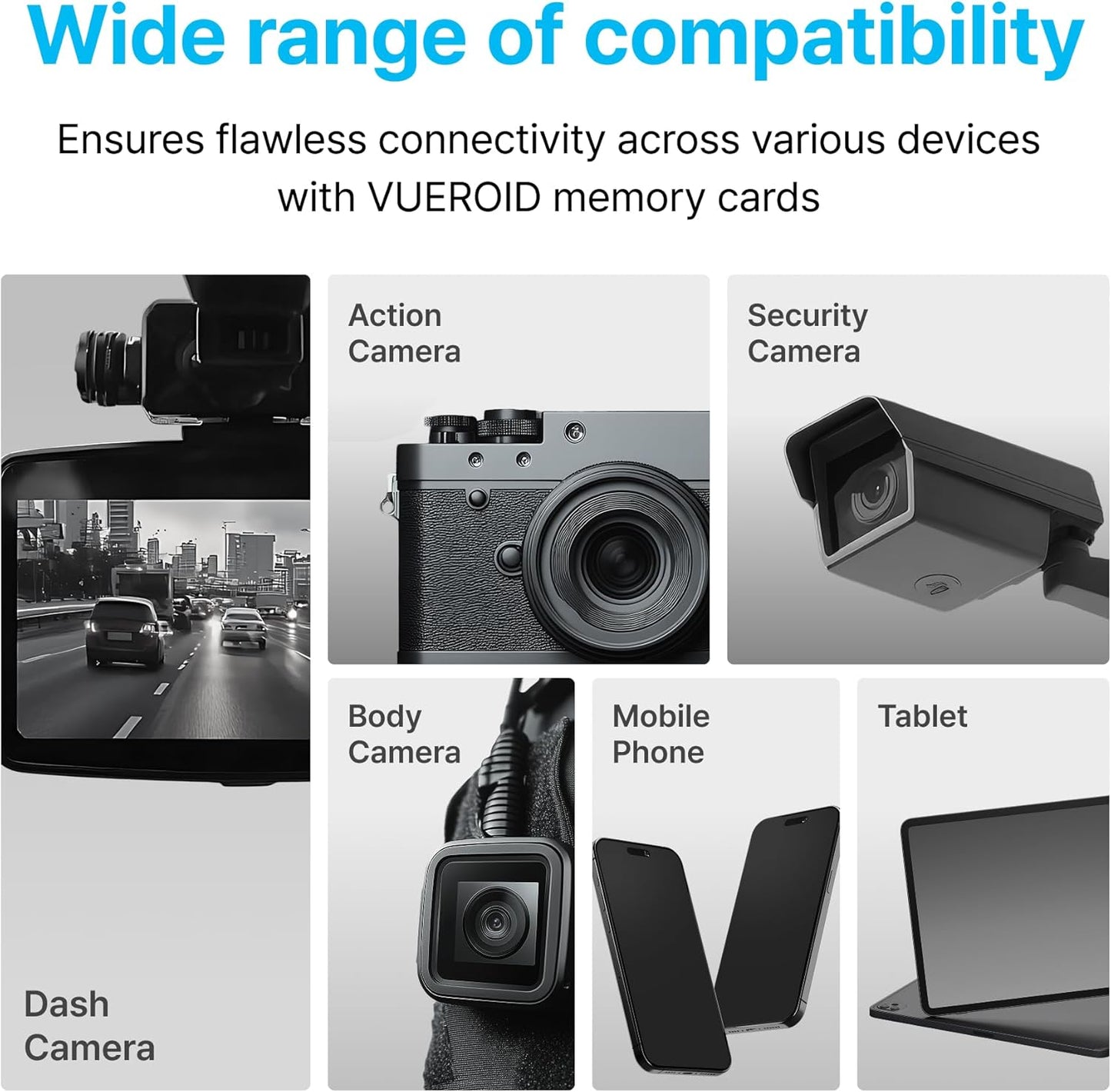 Vueroid 128GB S1 SD Card