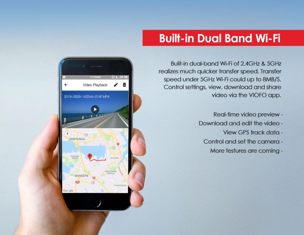 viofo dual band features